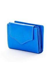 Lorenti Modrá kožená peněženka se sklopným víkem
