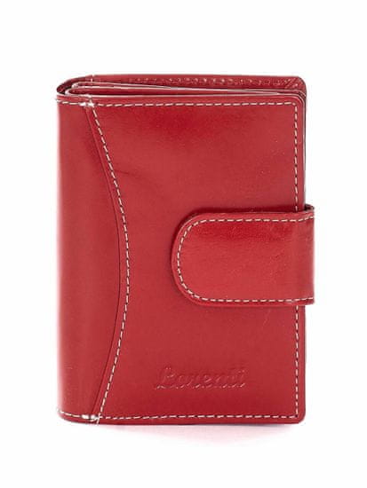 Lorenti Červená peněženka s stehem