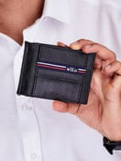 Wild Pánská černá peněženka z pravé kůže s vnějším oddělením