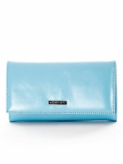 Lorenti Dámská kožená peněženka světle modrá, 2016101339251