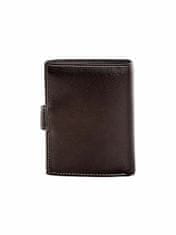 Buffalo Černá kožená peněženka se sponou, 2016101358078