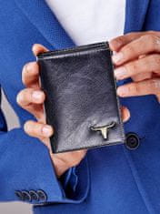 Buffalo Pánská černá kožená peněženka se znakem