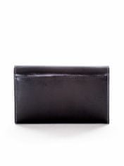Lorenti Dámská peněženka černá s dekorativním lemem