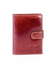 Buffalo Hnědá kožená peněženka se zapínáním, 2016101363737