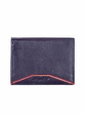 Wild Kožená černá peněženka s červeným lemem