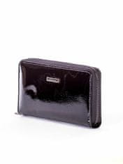 Lorenti Lakovaná černá kožená peněženka