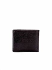 CEDAR Malá černá kožená pánská peněženka