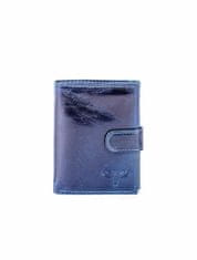 Buffalo Kožená peněženka s reliéfní tmavě modrá
