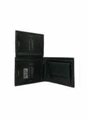 CEDAR Černá horizontální peněženka pro muže kůže