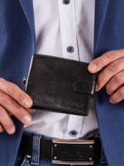 CEDAR Černá peněženka pro muže se sponou