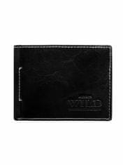 CEDAR Černá kůže pánské horizontální peněženka, 2016101699522