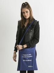 Cavaldi Eco-friendly taška s nápisem tmavě modrá