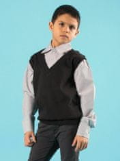 Kraftika Elegantní chlapecká mikina s černou košilí, velikost 128