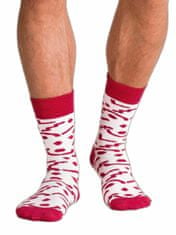 Kraftika Pánské ponožky s potiskem bílá, velikost 40-45
