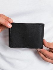 CEDAR Černá pánská kožená peněženka, 2016102351955