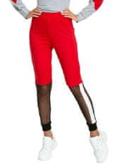 Forever Pink Červené dámské sportovní kalhoty, velikost m