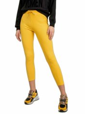 By Sally Žluté kalhoty bsl pruhované, velikost xs