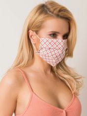Kraftika Špinavě růžová ochranná maska se vzorem