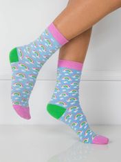 Kraftika Dámské bavlněné ponožky modré, velikost 36-40