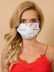 Kraftika Opakovaně použitelná ochranná maska bílá a béžová