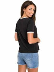 NieZnaszMnie Černé dámské bavlněné tričko, velikost s