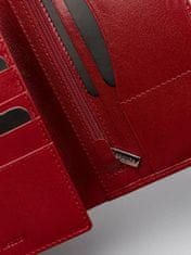 BADURA Červená vertikální pánská peněženka
