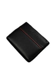 BADURA Černá pánská peněženka z přírodní kůže, 5903051015601