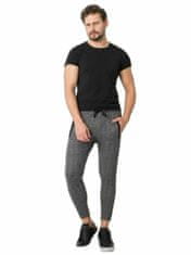MECHANICH Černé a šedé pánské sportovní kalhoty, velikost xl