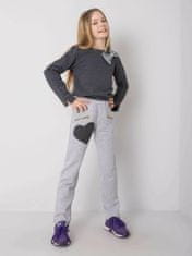 Kraftika Dodo kids šedé kalhoty pro dívky, velikost 98/104