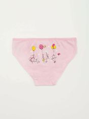 BERRAK Růžové dívčí kalhotky s potiskem, velikost 116/122