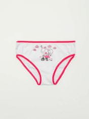 BERRAK Bílé a tmavě růžové kalhotky pro dívky, velikost 140/146
