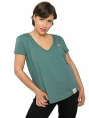 For Fitness Tmavě zelené dámské tričko, velikost s
