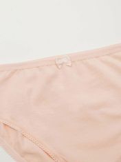 BERRAK Broskvové dívčí kalhotky s potiskem, velikost 128/134