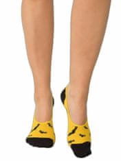 Kraftika Černé a žluté vzorované dámské nohy, velikost 36-39