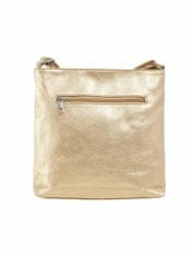F & B Zlatá kožená taška