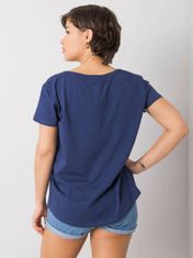 For Fitness Tmavě modré dámské tričko, velikost s