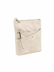 F & B Béžová ekologická kožená taška s kapsami, 2016102938910