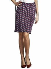 Kraftika Lemovaná sukně s geometrickými motivy fialová, velikost 36