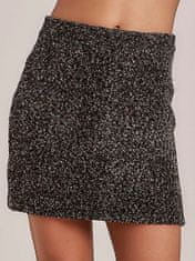 Kraftika Mini sukně s melanžovým vzorem hnědá, velikost s