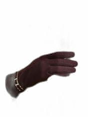 Kraftika Dámské rukavice s přezkou hnědé, velikost l / xl