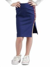 Kraftika Tmavě modrá sukně pro dívky s nápisem na boku, velikost 116