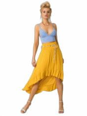 Och Bella Žlutá asymetrická sukně, velikost m