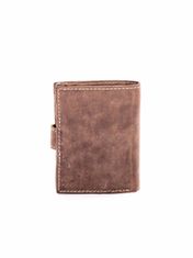 Wild Pánská kožená peněženka s klapkou hnědá, 2016101380307
