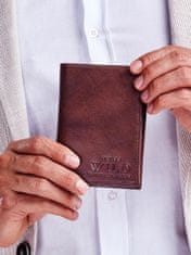 Wild Hnědá peněženka pro muže s reliéfem