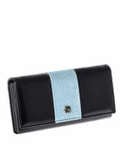 CEDAR Dámská kožená peněženka s modrou vložkou