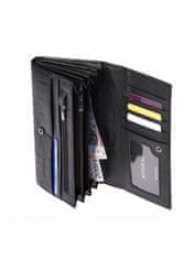 CEDAR Dámská kožená peněženka s modrou vložkou