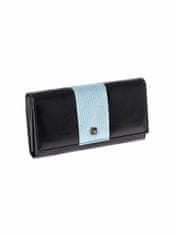 CEDAR Dámská kožená peněženka s modrým modulem
