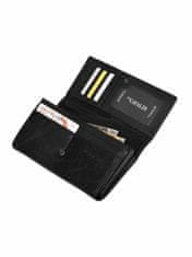 CEDAR Dámská kožená peněženka s modrým modulem
