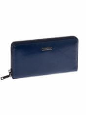 CEDAR Tmavě modrá dámská kožená peněženka, 2016101681510