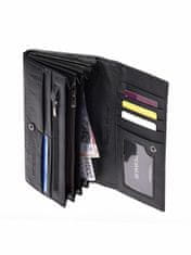 CEDAR Dámská kožená peněženka se stříbrnou vložkou